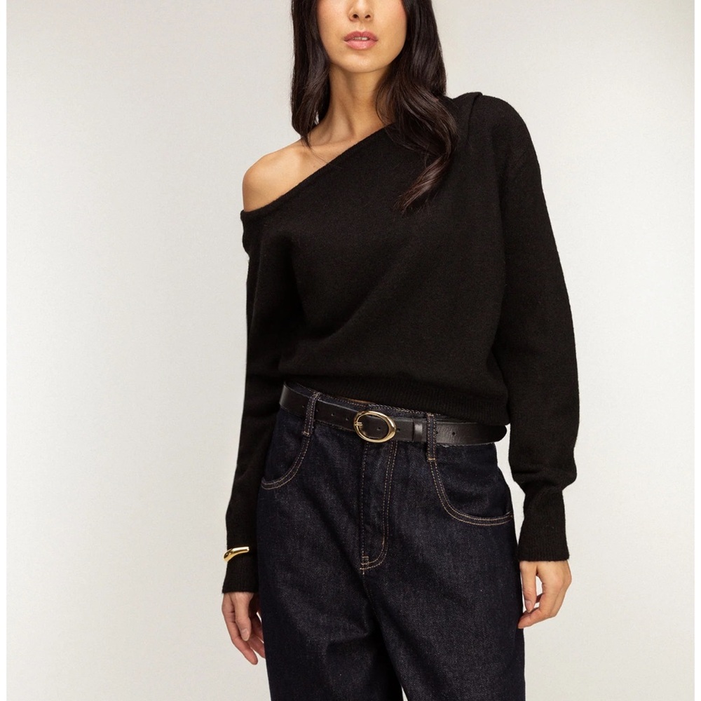 Oak and Fort off shoulder sweater